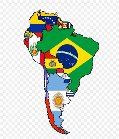 Flags Of South America United States Latin America Map, PNG, 827x966px ...