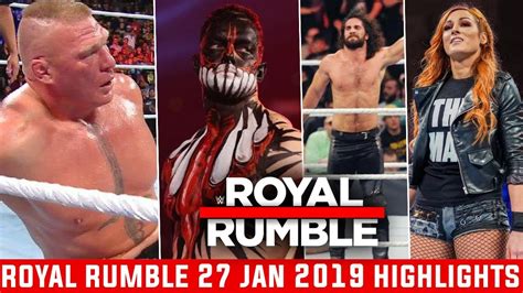 Wwe royal rumble 2019 results - togetherbilla