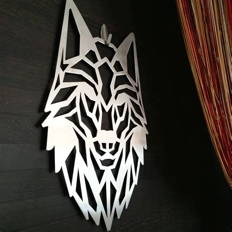 Wolf wall hanging Metal - Wall Accents Wall Art Home Décor | World Art Community