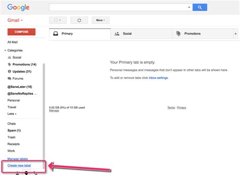 How to create a label (folder) in Gmail – cloudHQ Support