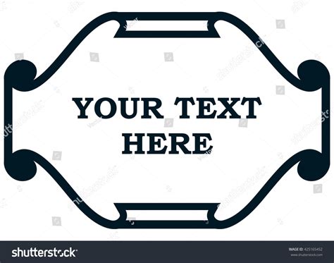 Border Frame Paper Scroll Line Vector: เวกเตอร์สต็อก (ปลอดค่าลิขสิทธิ์) 425165452 | Shutterstock