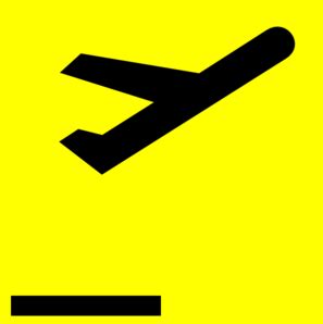 Airport Departure Sign Clip Art at Clker.com - vector clip art online, royalty free & public domain