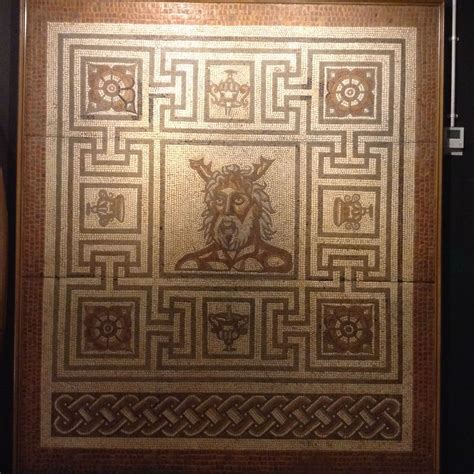 Roman Mosaic at Verulamium Museum, St. Albans. | Roman mosaic, Mosaic, Art