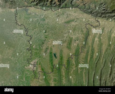 Sylhet, division of Bangladesh. Low resolution satellite map Stock ...