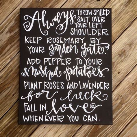 Practical magic quote handpainted on chalkboard canvas | Practical ...