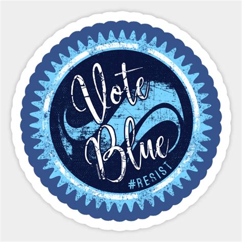 Vote Blue - Vote Blue 2018 - Sticker | TeePublic