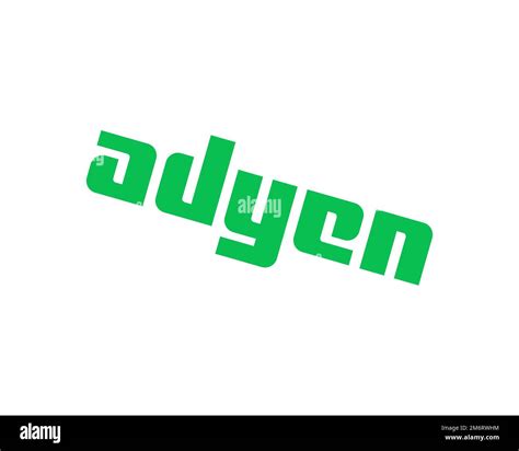 Adyen, rotated logo, white background B Stock Photo - Alamy