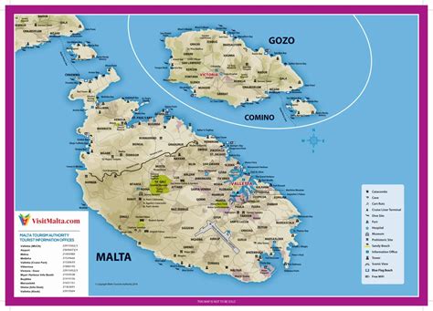 Malta & Gozo A3 Map 1 by Malta Tourism Authority - Issuu