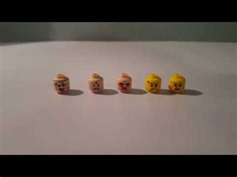 How to Make Easy Custom Lego Zombie Heads - YouTube