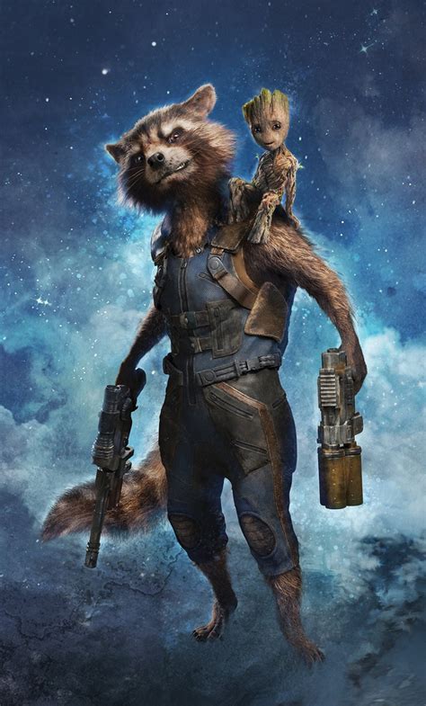 Rocket Raccoon And Baby Groot Summer Of Heroes - Rocket Raccoon And Baby Groot (#1383536) - HD ...