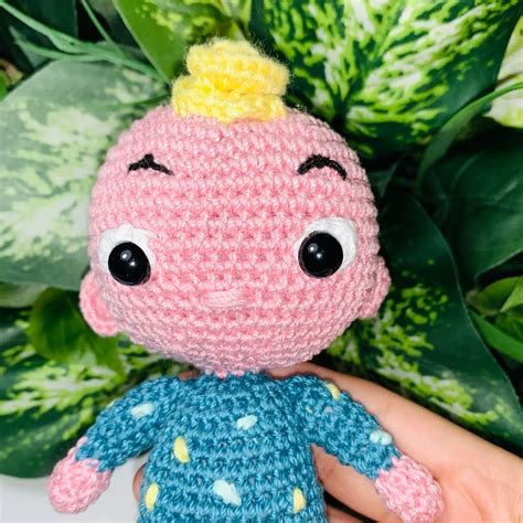 Cocomelon JJ baby crochet plushie coco melon character baby | Etsy