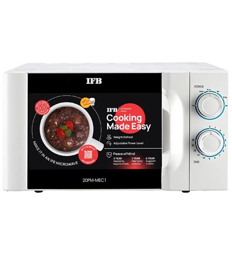 Buy IFB 20 L Solo Microwave Oven (20PM-MEC1, White) at 4% OFF by IFB ...