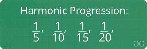 Harmonic Progression Program - GeeksforGeeks