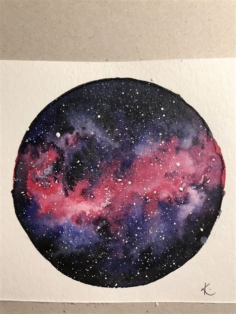 Watercolour nebula | Watercolor paintings, Watercolor galaxy, Space ...