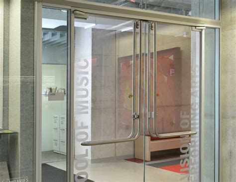 All Glass Door Panic Hardware - Glass Designs