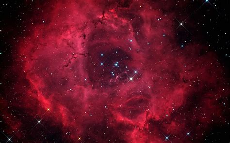 Red galaxy photo, space, stars, nebula, Nebulosa Roseta HD wallpaper ...