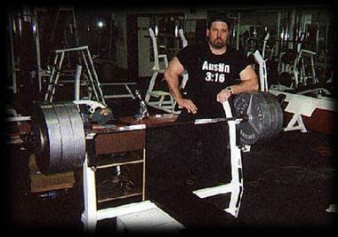 Bill Kazmaier Bench Press