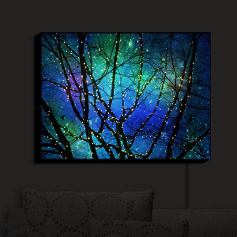 Illuminated Wall Art // Sylvia Cook // Twilight (20"W x 16"H x 3.25"D ...