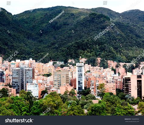 Beautiful Picture Of The Mountains Surrounding Bogota - Colombia Stock Photo 106689992 ...