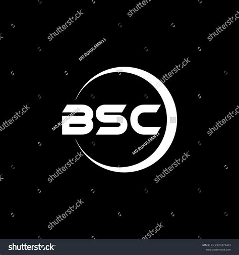 Bsc Letter Logo Design Illustration Vector Stock Vector (Royalty Free ...