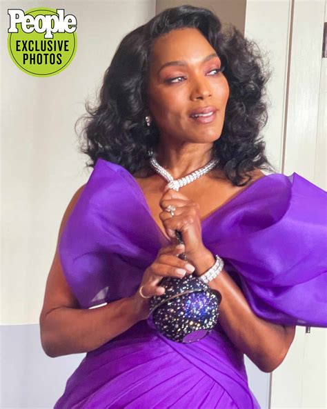 Angela Bassett Wears Purple Moschino Gown for Oscars 2023