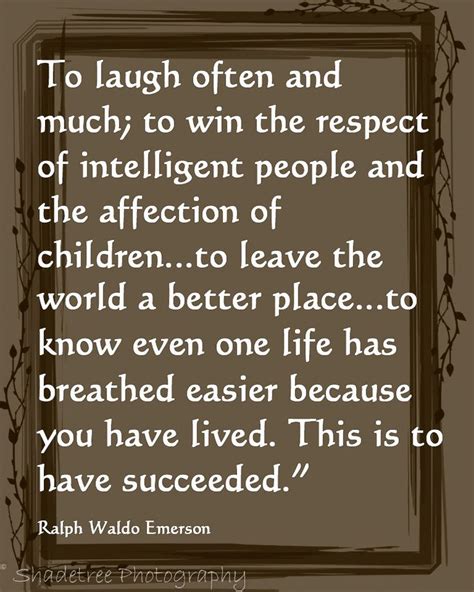 Ralph Waldo Emerson Quotes Success. QuotesGram