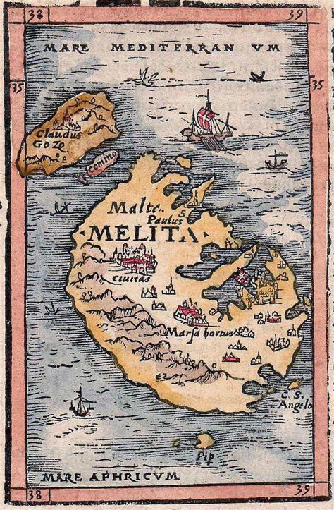 Detailed old map of Malta and Gozo | Malta | Europe | Mapsland | Maps of the World