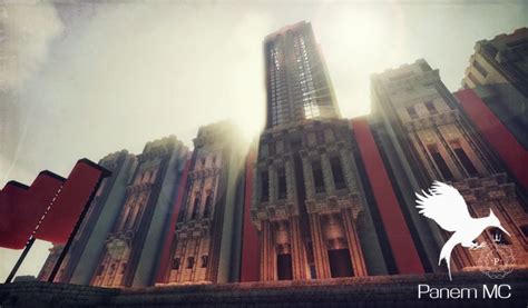 Hunger Games- Panem Capitol:::Avenue,City Circle, and more! Minecraft Map | City, Hunger games ...