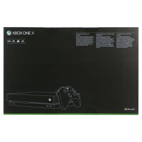 Restored Microsoft Xbox One X 1TB, 4K Ultra HD Gaming Console in Black ...