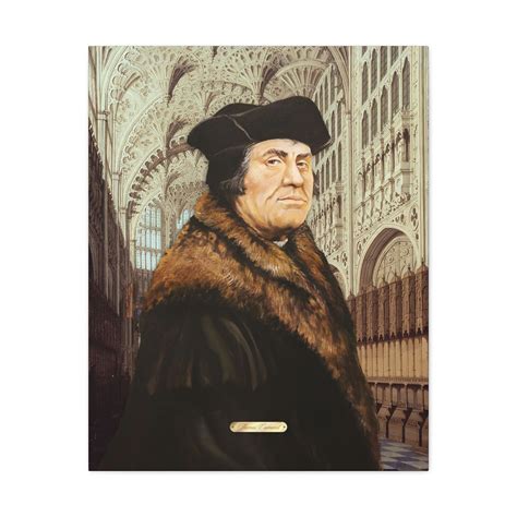 Oil Portrait Series with Faux Nameplate - Thomas Cromwell - Biblical Heritage Exhibit