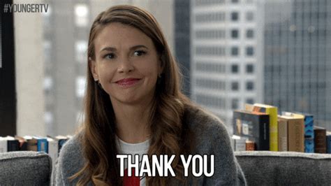 Sutton Foster Thank You GIF by YoungerTV - Find & Share on GIPHY