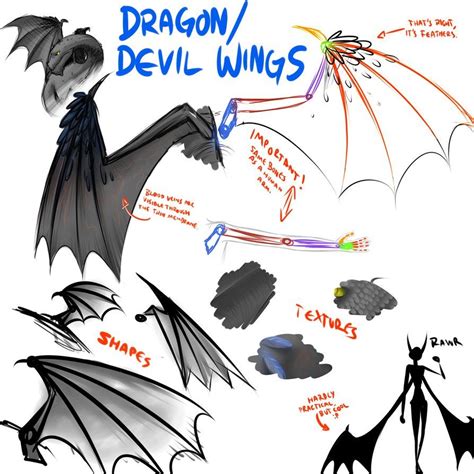 Demon Wings Drawing at GetDrawings | Free download