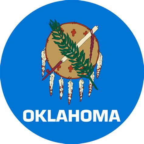 Oklahoma flag vector - Country flags