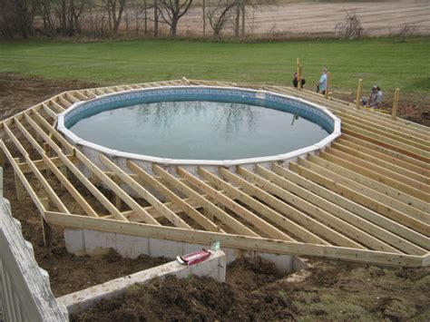 28+ Free Standing Above Ground Pool Deck Ideas - How To Build A Pool Deck Above Ground Pool Deck ...