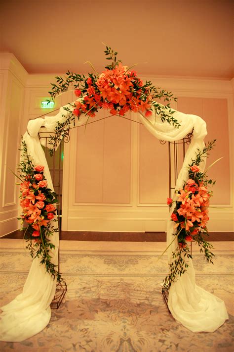 Wedding Arch St. Regis Hotel - www.anikdesigns.com Wedding Flower Photos, Wedding Ceremony ...