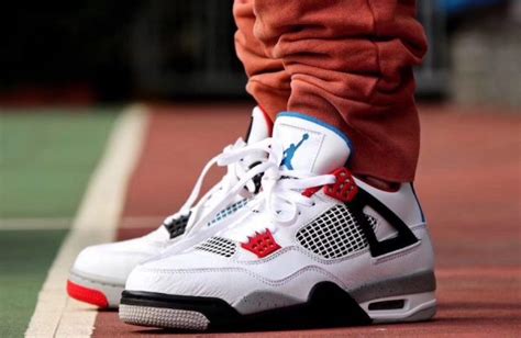 Take a Closer Look at the 'What The' Air Jordan 4s on-feet