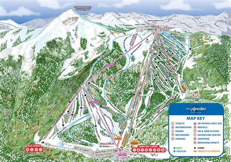 Ski Apache Trail Map | SkiCentral.com