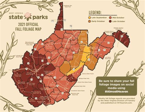 West Virginia Fall Foliage Map 2024 - Galina Gillian