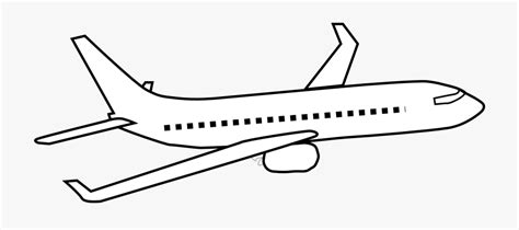 Airplane clipart black and white, Airplane black and white Transparent ...