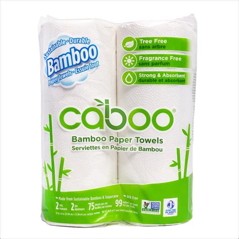 Caboo Bamboo Full Sheet Paper Towels (2 pack) - Mckeen Metro Glebe