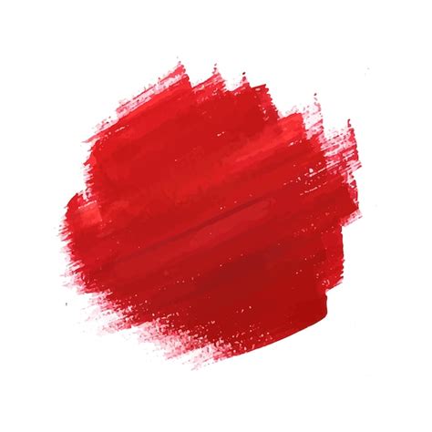 Free Vector | Red brush stroke watercolor design