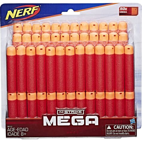 Nerf N-Strike Mega Dart Refill (50 pack of darts), Ages 8 and Up ...