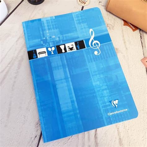 Cahier de musique 10 portées 17x22 avec 48 pages - Clairefontaine