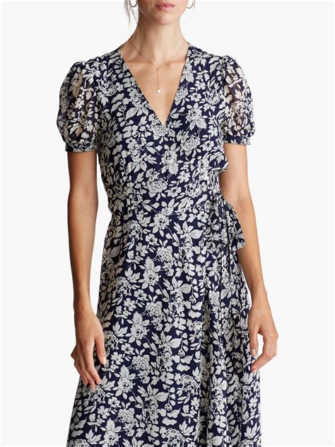 I found this at John Lewis & Partners. What do you think? | Wrap dress, Printed wrap dresses ...