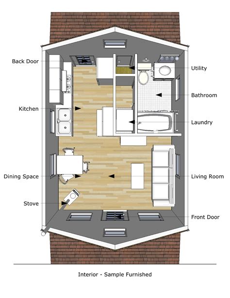 Small Cabin Plans With Loft 10 X 20