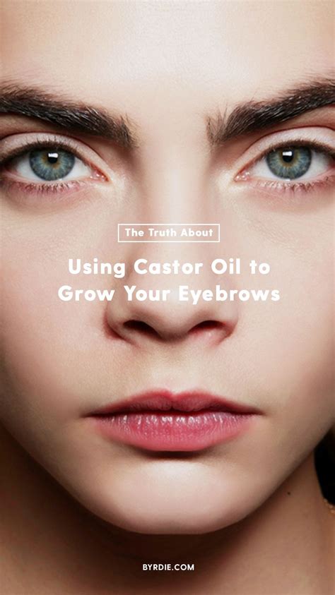 Castor Oil for Eyebrows: How to Use for Brow Growth | Castor oil ...