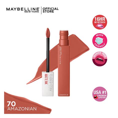 Order Maybelline Superstay Matte Ink Lipstick, 70 Amazonian Online at ...