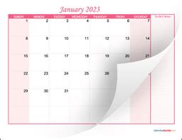 Colorful Monthly Calendar 2023 Printable Free - IMAGESEE