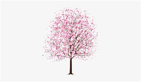 Art Tree Trees Pink Cherry Blossom Transparent Cherry - Cherry Blossom ...