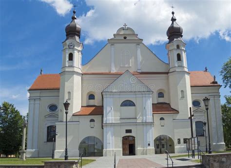 The Catholic Church in Lask Stock Photo - Image of religious, facade: 127910234